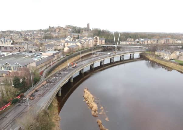 Ongoing work on Greyhound Bridge in Lancaster on behalf of Lancashire County Council. Photo: Chris Coleman/AE Yates Ltd