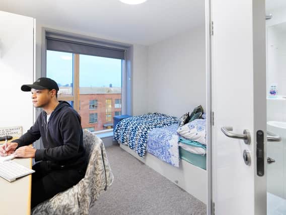 A student room at Edge Hill