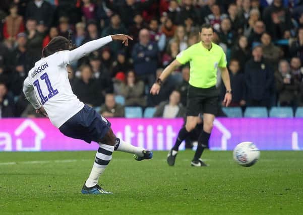 Daniel Johnson was on the spot for PNE after coming off the bench