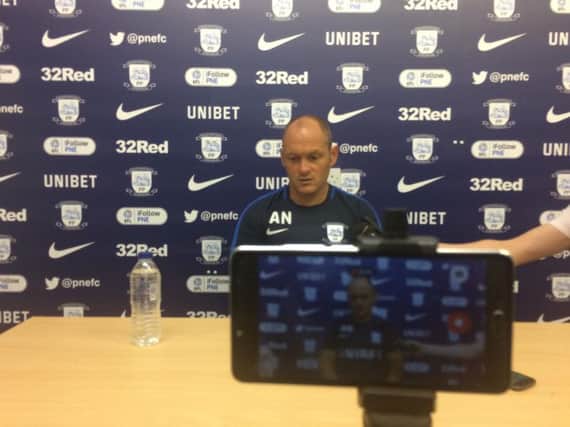 Alex Neil will be talking to the press on Thursday morning