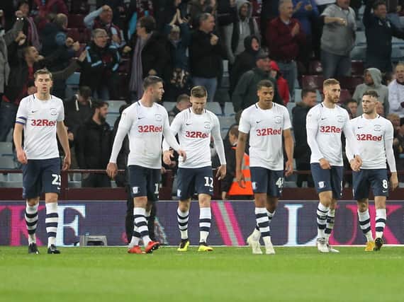 Preston North End came agonisingly close to an overdue win at Aston Villa on Tuesday night