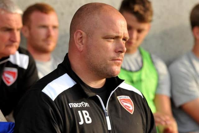 Morecambe boss Jim Bentley.