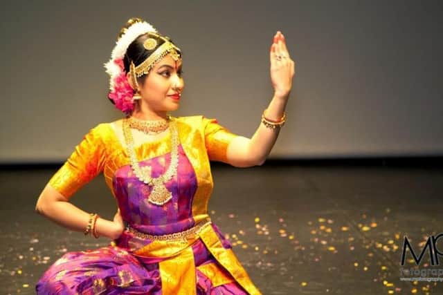 Abhi Kodanda performing Indian classical dance