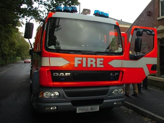 Fire crews from Fleetwood and Bispham attended