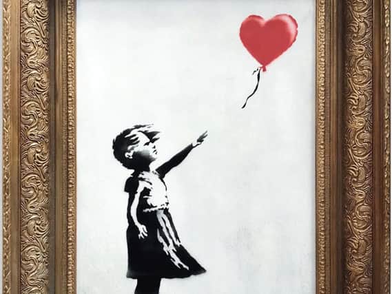 The famous Banksy artwork Girl With Balloon
