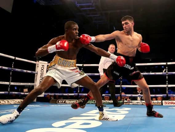Jack Catterall goes on the attack against Ohara Davies