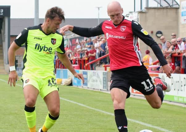 Morecambe winger Kevin Ellison