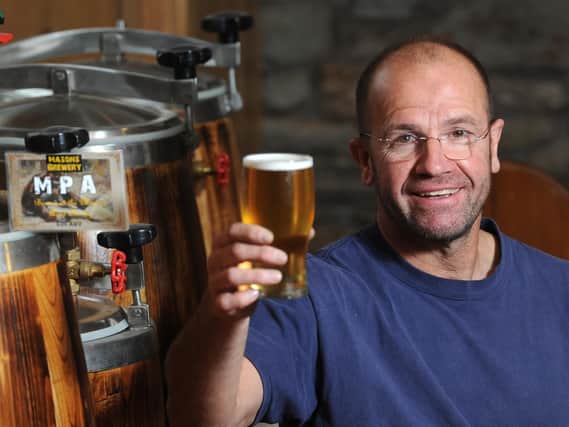 Nick Reid from the Masons Arms in Chorley has already sold out of his first home brewed beer, Masons Pale Ale (Photos: Johnston Press)