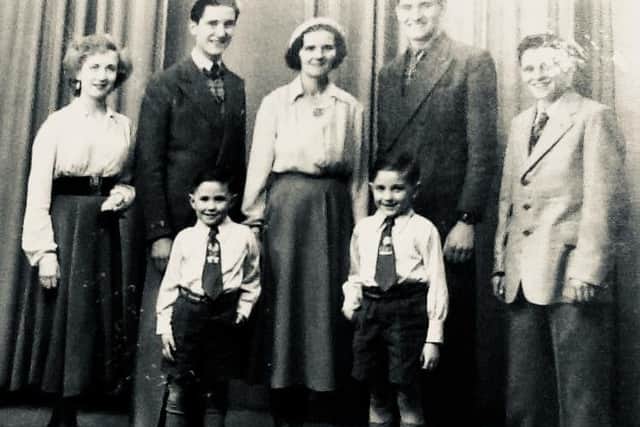 The Elliott family including the late Barry Chuckle