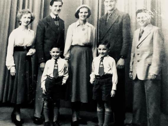 The Elliott family including the late Barry Chuckle