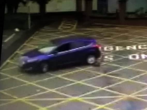 Police want to speak to the driver of this car