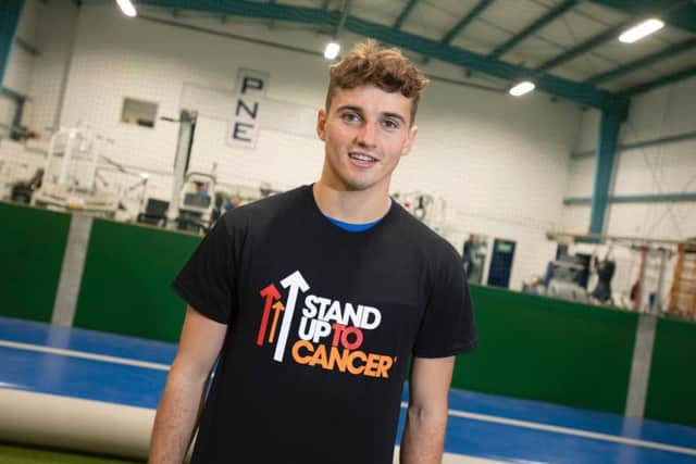 Midfielder Ryan Ledson supports Stand Up To Cancer