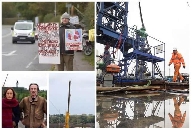 Preston New Road is closed in both directions due to fracking demonstrations