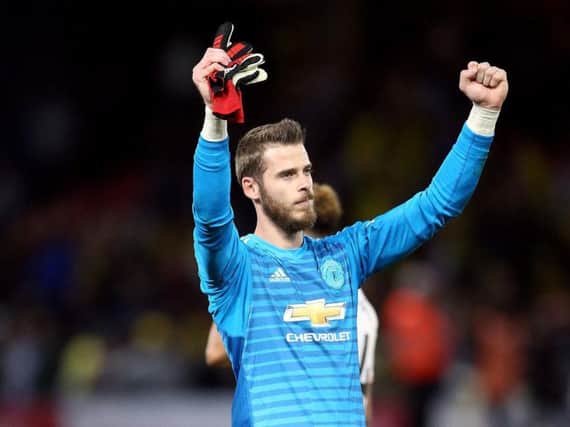 Manchester United goalkeeper David de Gea