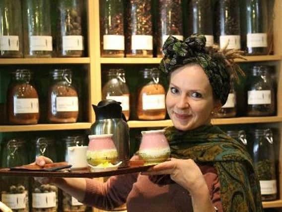 Natalia Lotocka, of Mystery Tea House, in Preston