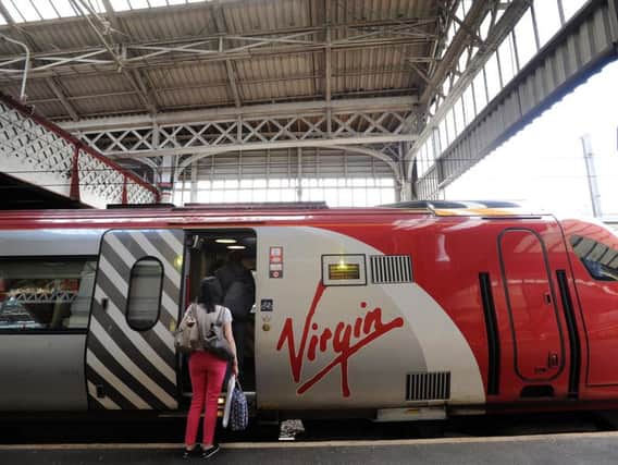 Virgin trains in Preston