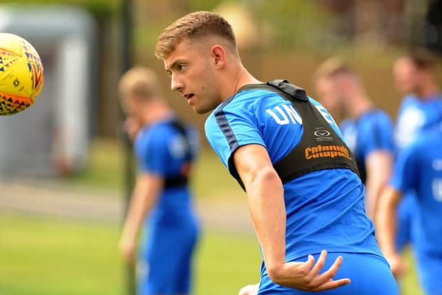Preston North End's teenage front man Connor Simpson is getting some first-team experience at Hyde United