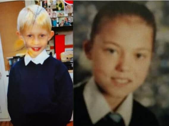 Luke Henson, aged nine, and Maddison Sleet-Moreano, aged 11