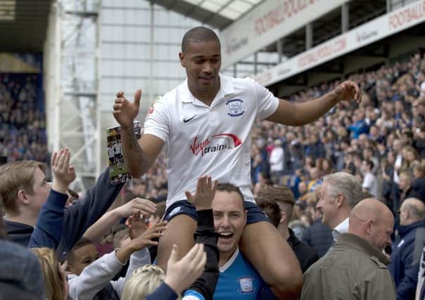 Humphrey was carried shoulder high by North End fans after PNE reached the play-off final following the semi-final win over Chesterfield