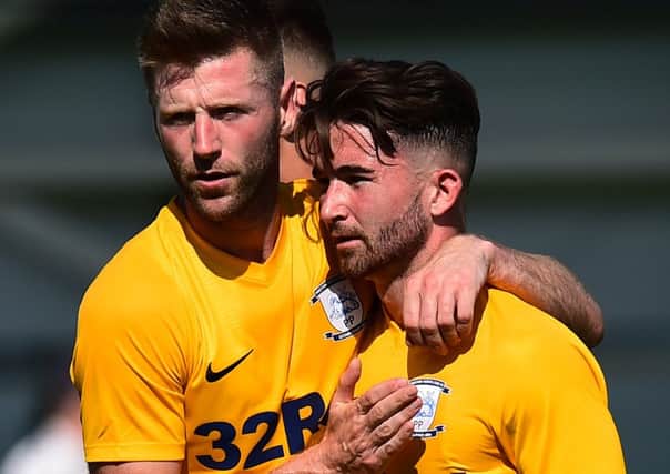 Sean Maguire (right) could start for PNE at Hull