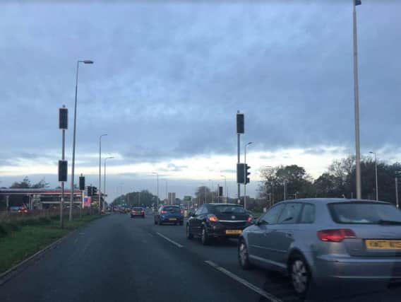 Traffic lights are out in Samlesbury