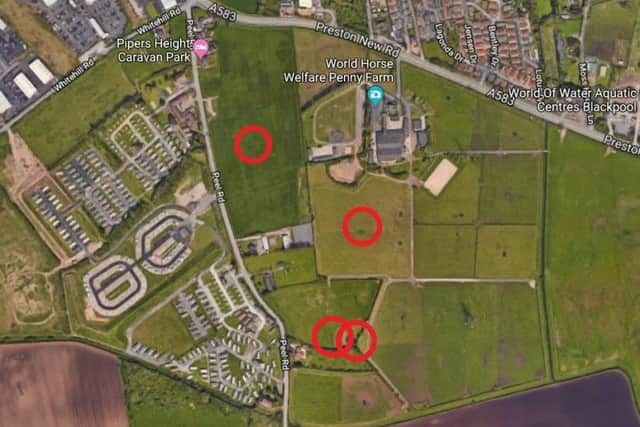 Where the tremors took place in Blackpool yesterday. Picture from Google maps