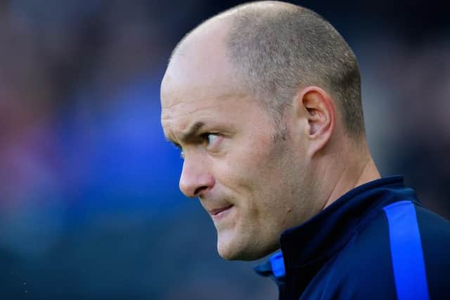 Preston North End boss Alex Neil looks on during the draw at Hull