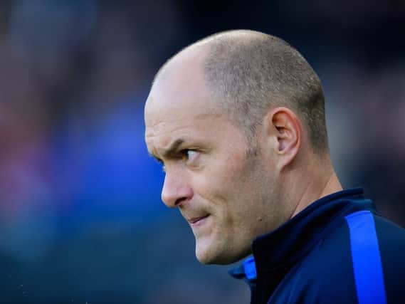 Preston North End boss Alex Neil looks on during the draw at Hull