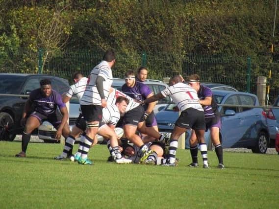 Preston Grasshoppers in action against Leicester Lions