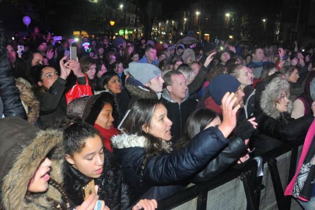 The Christmas Switch On event attracts thousands of people into Preston city centre