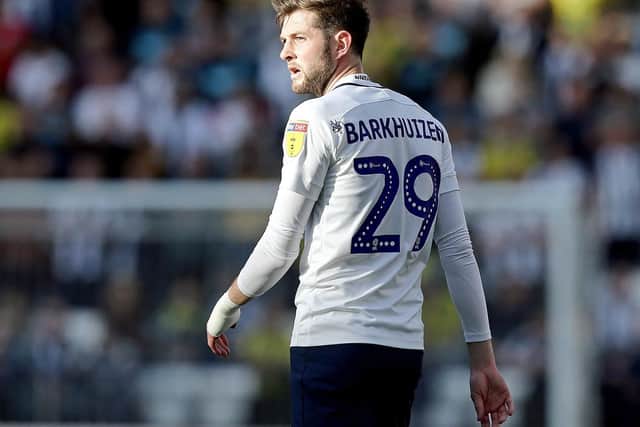 Tom Barkhuizen missed Preston's draw at Hull with an ankle problem