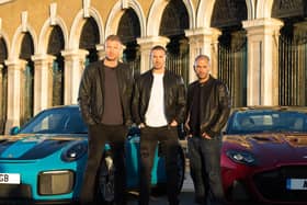 Andrew 'Freddie' Flintoff, Paddy McGuinness and Chris Harris