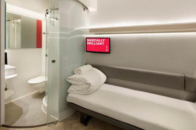The compact rooms even have a shower and toilet (Photo: Whitbread)