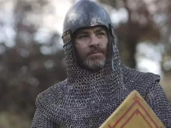 Chris Pine as Robert the Bruce in 'Outlaw King'. Picture: Netflix