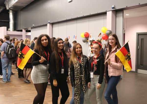 Linguists from Blackpool Sixth Form at the UCLan Day of Languages