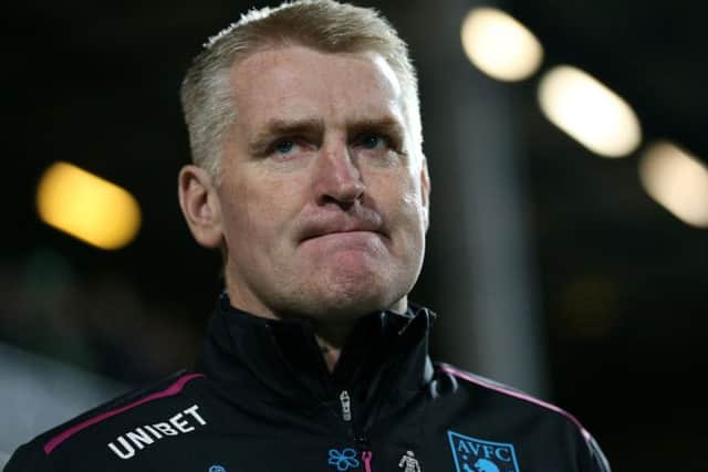 Aston Villa manager Dean Smith