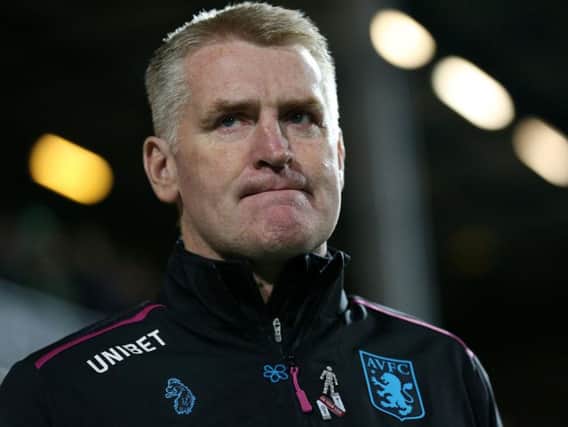 Aston Villa manager Dean Smith