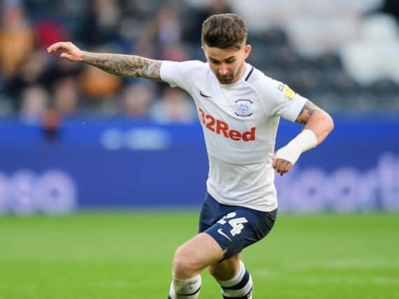 Sean Maguire is back in action for Preston North End