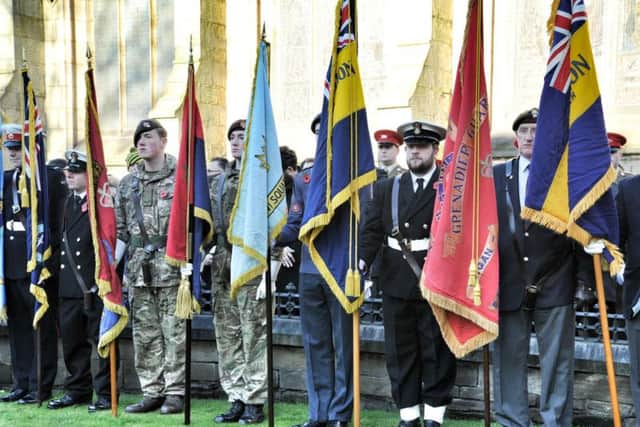 Remembrance service in Wigan