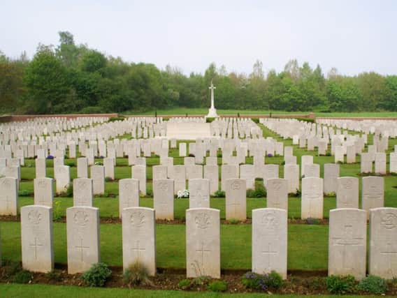 War graves from the First World War had a character limit