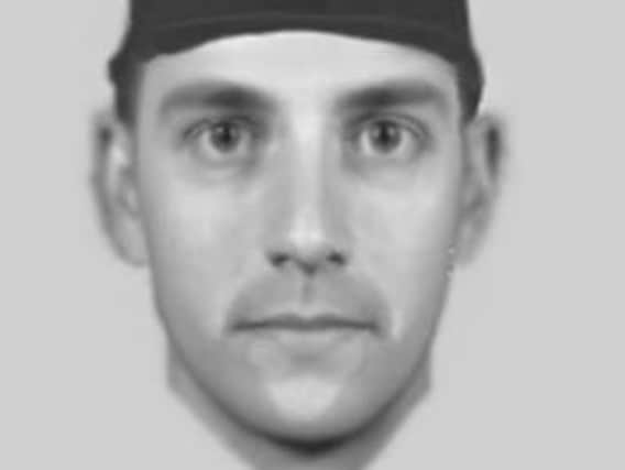 This man is being sought after a 14-year-old girl was grabbed on her way to school