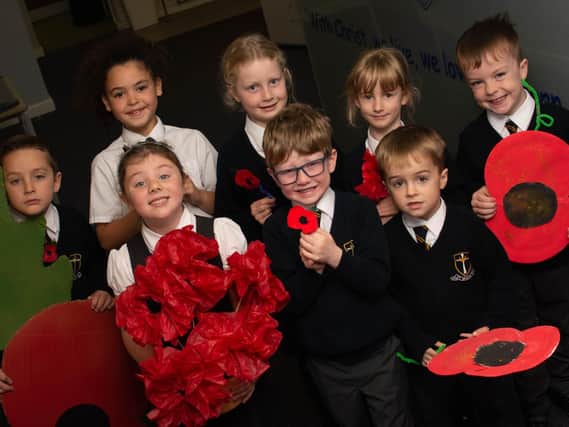 Students at St Mary's Catholic Primary School in Chorley are undertaking a week-long set of activities to remember the sacrifice's of the First World War (Photos and video: Johnston Press)