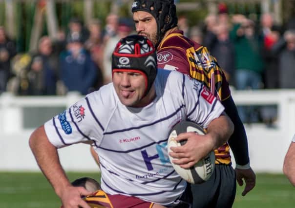 Action from last weekend's 38-33 win over Sheffield Tigers (photo: Mike Craig)