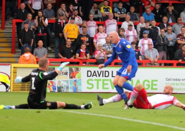 Kevin Ellison snatched a point for Morecambe last weekend