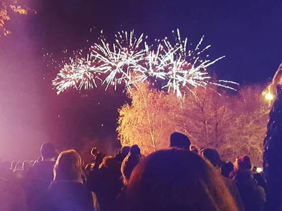 Garstang Bonfire Night organised by the Garstang Lions at the Community Centre car park November 2017