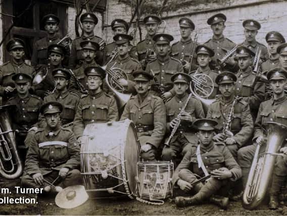 The East Lancs Battalion band in 1917