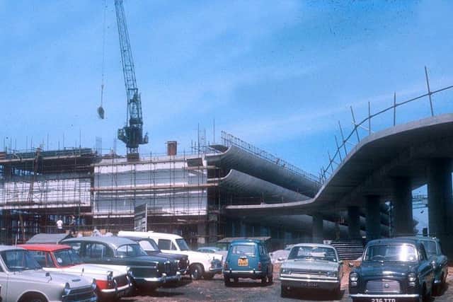 Building of Preston bus station in 1969