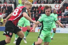 A-Jay Leitch-Smith gave Morecambe the lead