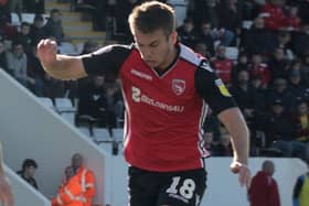 Rhys Oates scored Morecambes decisive goal against Yeovil Town