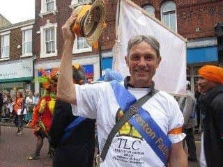 Peter Lumsden representing the Faith Forum at Preston Guild